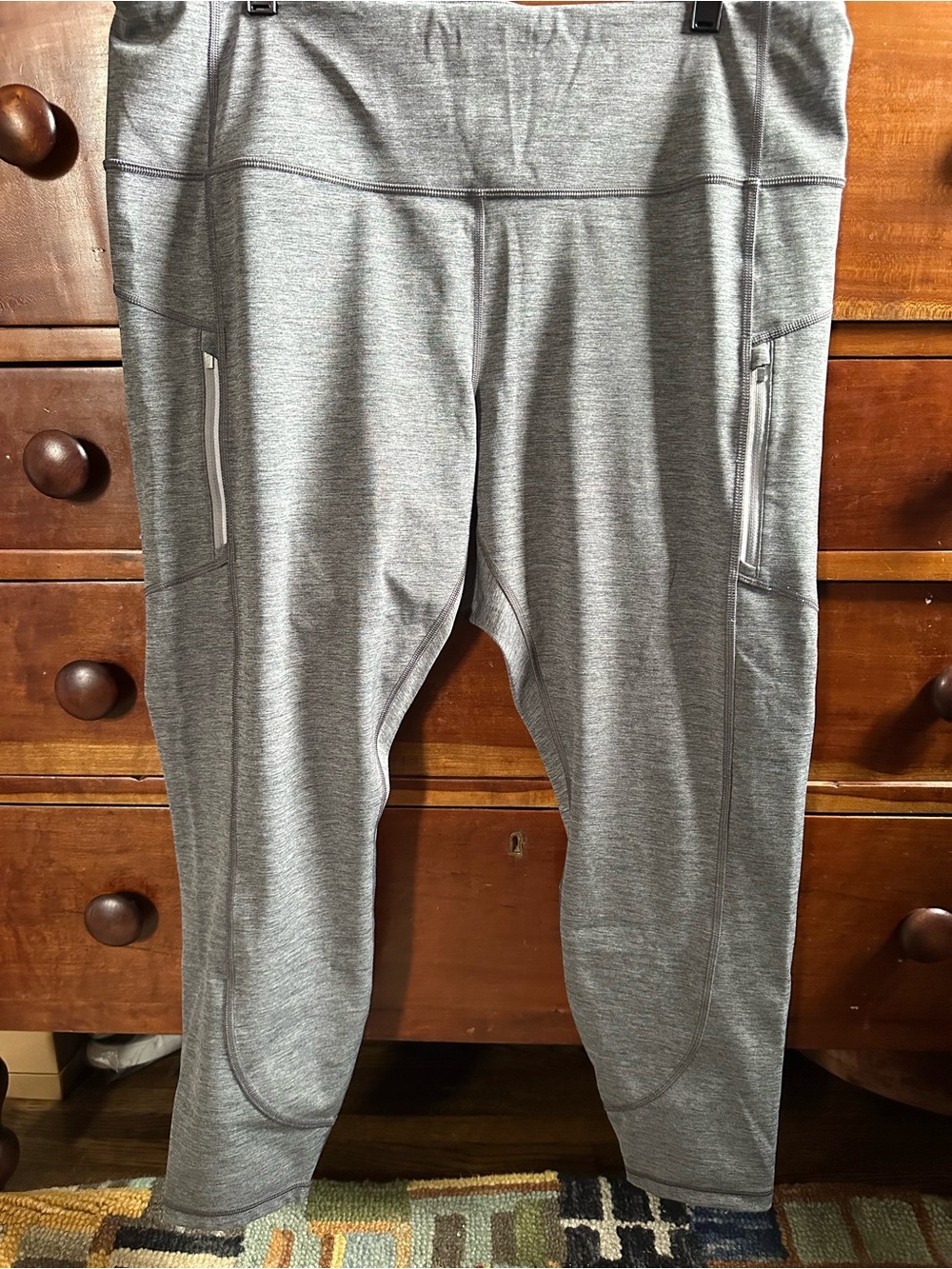 Athleta Heathered Gray Legging Tight